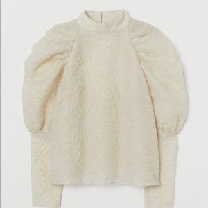 Puff sleeved blouse